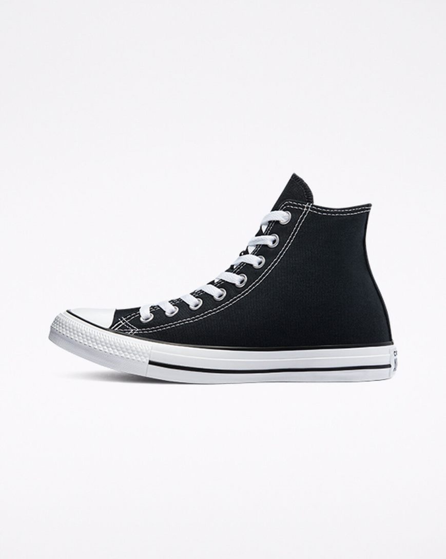 Men's Converse Chuck Taylor All Star Classic High Top Shoes Black | AU 461CEK